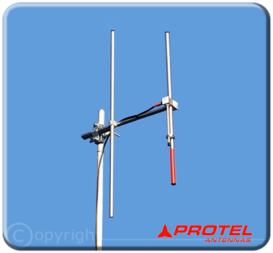 Yagi direzionale 2 elementi 150-300MHz - Protel AntennaKit