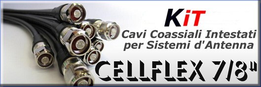 Cellflex 7/8"  Cavi intestati per sistemi di antenna FM