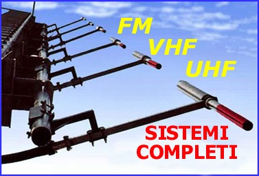 Antennakit - sistemi completi FM VHF UHF Protel